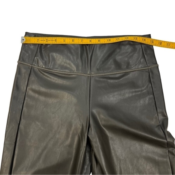 Athleta All Over Gleam Tight Faux Leather in Olive Size M - Picture 10 of 12